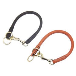 Leather slip sales collar for dogs